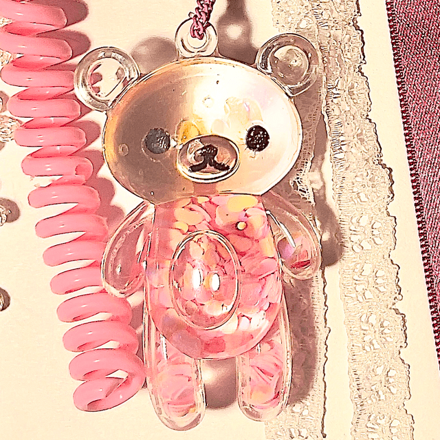 BS-19 - Bijoux de sac ours paillettes 