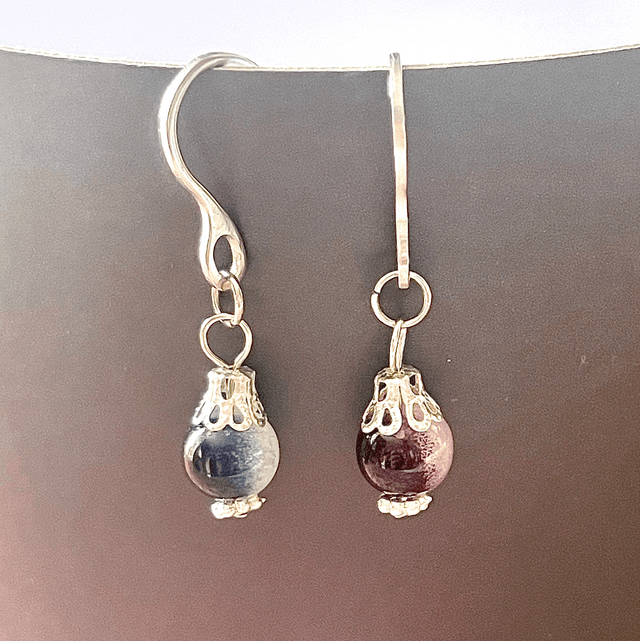 BO16 - Boucles d’oreilles en verre 